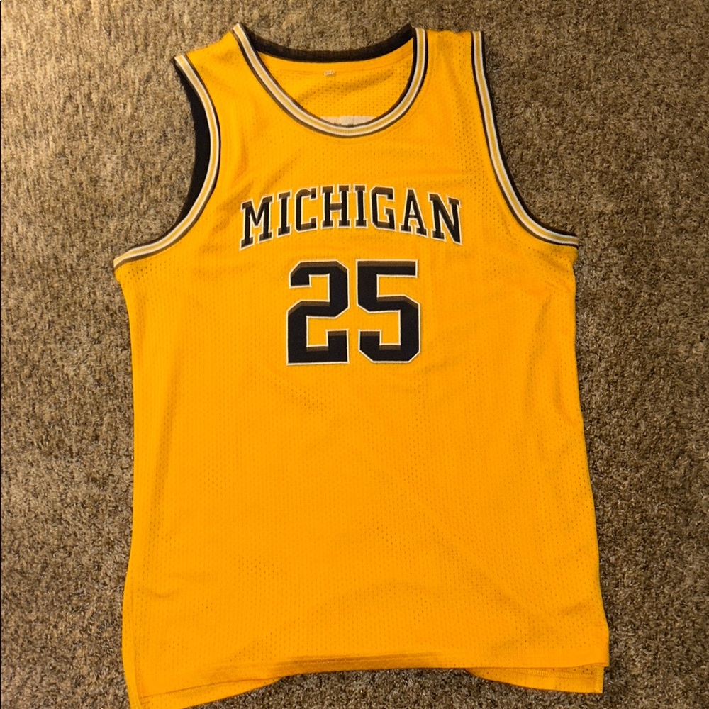 Fanatics Michigan Juwan Howard Fab 5 Jersey